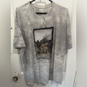 Vintage Y2K Led Zeppelin IV Album Band T-Shirt Men's XL Tie Dye